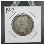 1897 Barber Half Dollar