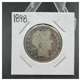1898 Barber Half Dollar