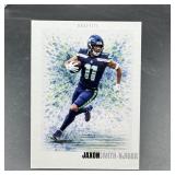 Custom Graffiti Jackson Smith-Njigba Color Blast F