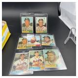 1961 MILWAUKEE BRAVES 8 CARD LOT