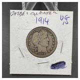 1914 Barber Quarter