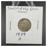 1959 Roosevelt Dime