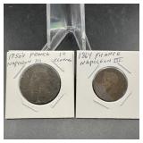 2 Coin France 1850