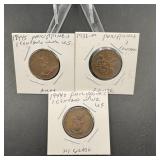 3 Coin Lot Philippines Ww 2 Hi Grades