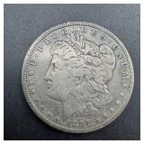 1891-cc Morgan Silver Dollar