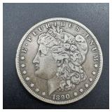 1890-cc Morgan Silver Dollar