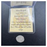 Russian Silver Kopek