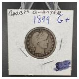 1899 Barber Quarter