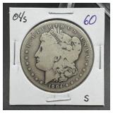 1904-s Key Date Morgan Silver Dollar