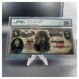 1907 $5 Woodchopper Legal Tender Note Pmg Vf20