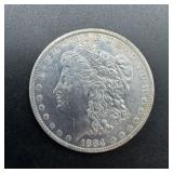 1884-o Morgan Silver Dollar