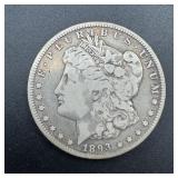 1893 Key Date Morgan Silver Dollar