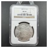 1885-CC Morgan Silver Dollar MS64