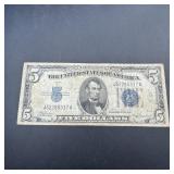 1934-a $5 Silver Certificate