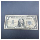 Rare Solid Star1934 $1silver Certificate Funnyback