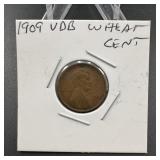1909 Vdb Wheat Cent