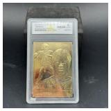 2005 Merrick Mint 23 Karat Gold Tom Brady New Engl