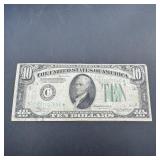 Rare Solid Star 1934-a $10 Federal Reserve Note