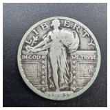 Standing Liberty Silver Quarter ï¿½ Unreadable Date
