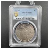 1879-S Morgan Silver Dollar MS62