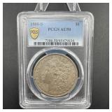 1888-S Key Date Morgan Silver Dollar AU50