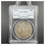 1892-S Key Date Morgan Silver Dollar XF40
