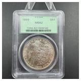 1899 Key Date Morgan Silver Dollar MS62