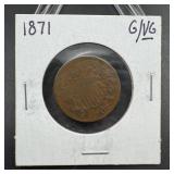 1871 Shield Nickel