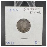 1899 Barber Dime