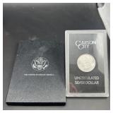 1884-cc Morgan Silver Dollar Gsa Holder
