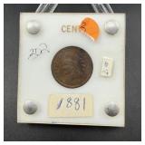 1881 Indian Head Cent