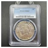 1925-s Peace Silver Dollar Pcgs Ms63