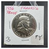 1956 Franklin Silver Half Dollar