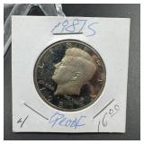 1987-S Proof Kennedy Half Dollar