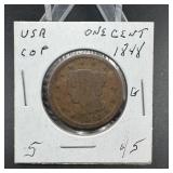 1848 Large Cent
