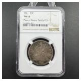 1881 Seated Liberty Half Dollar AU55