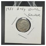 1951 Roosevelt Dime