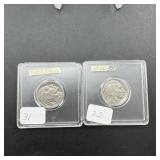 1937 & 1936-D Buffalo Nickels