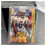 Sterling Sharpe Autograph Card