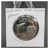 2018 Mauiproof Trade Dollar