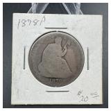 1878 Seated Liberty Half Dollar