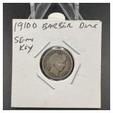 1910d Barber Dime Semi Key
