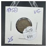 1858 Flying Eagle Cent