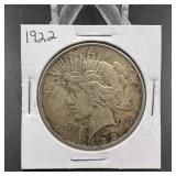 1922 Silver Peace Dollar