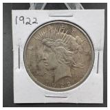 1922 Peace Dollar
