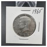 1965 40% Silver Kennedy Half Dollar