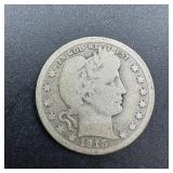 1915 Barber Silver Quarter
