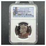 2014-s Clad Kennedy Half Dollar Graded Proof 70 Ul
