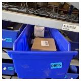 Blue Bolt Bin Containing Assorted Hardware And Bol