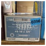 Box Of Hardware Screws; See Photo For Sizes And Qu